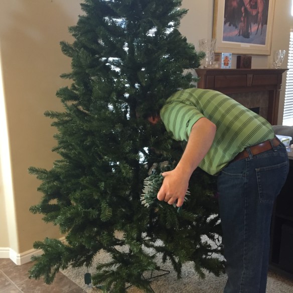 Hubby gets eaten by tree!